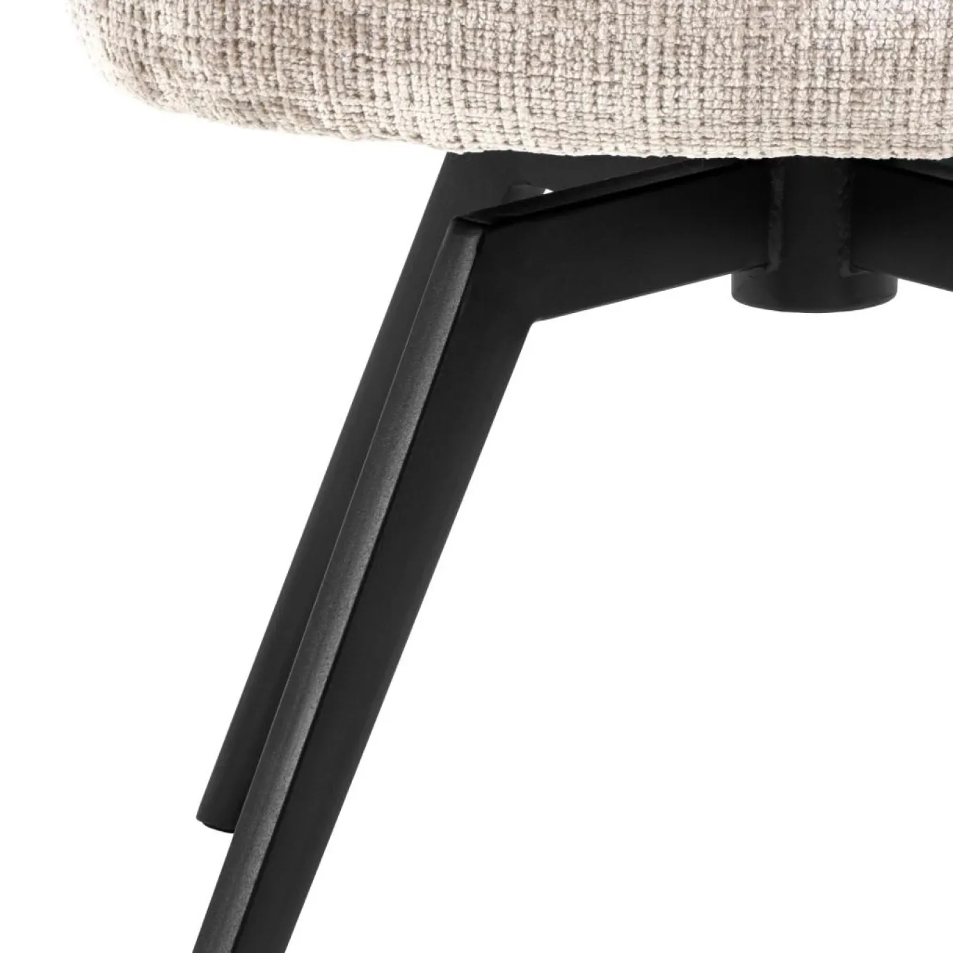 Eetkamerstoel Durin Met Armleuning Beige Juto - Giga Living