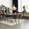 Eetkamerstoel Easton Olive Groen Fabric - Giga Living