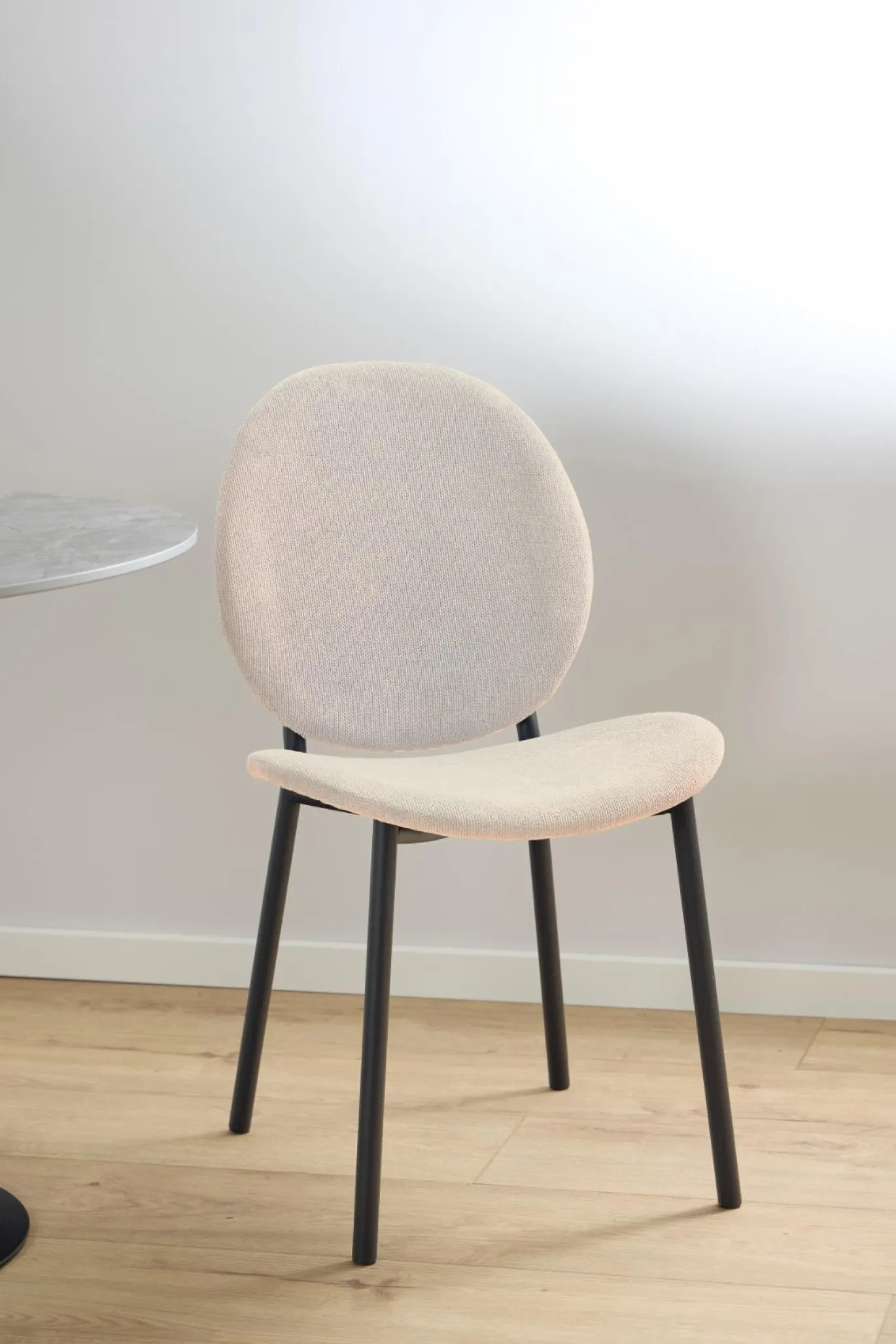 Eetkamerstoel Elda Beige Caso - Giga Living