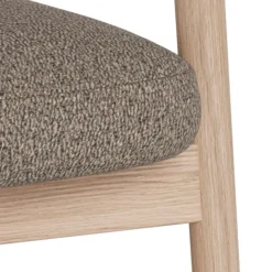 Eetkamerstoel Ellen Met Armleuning Cona Taupe Set van 2 - Giga Living