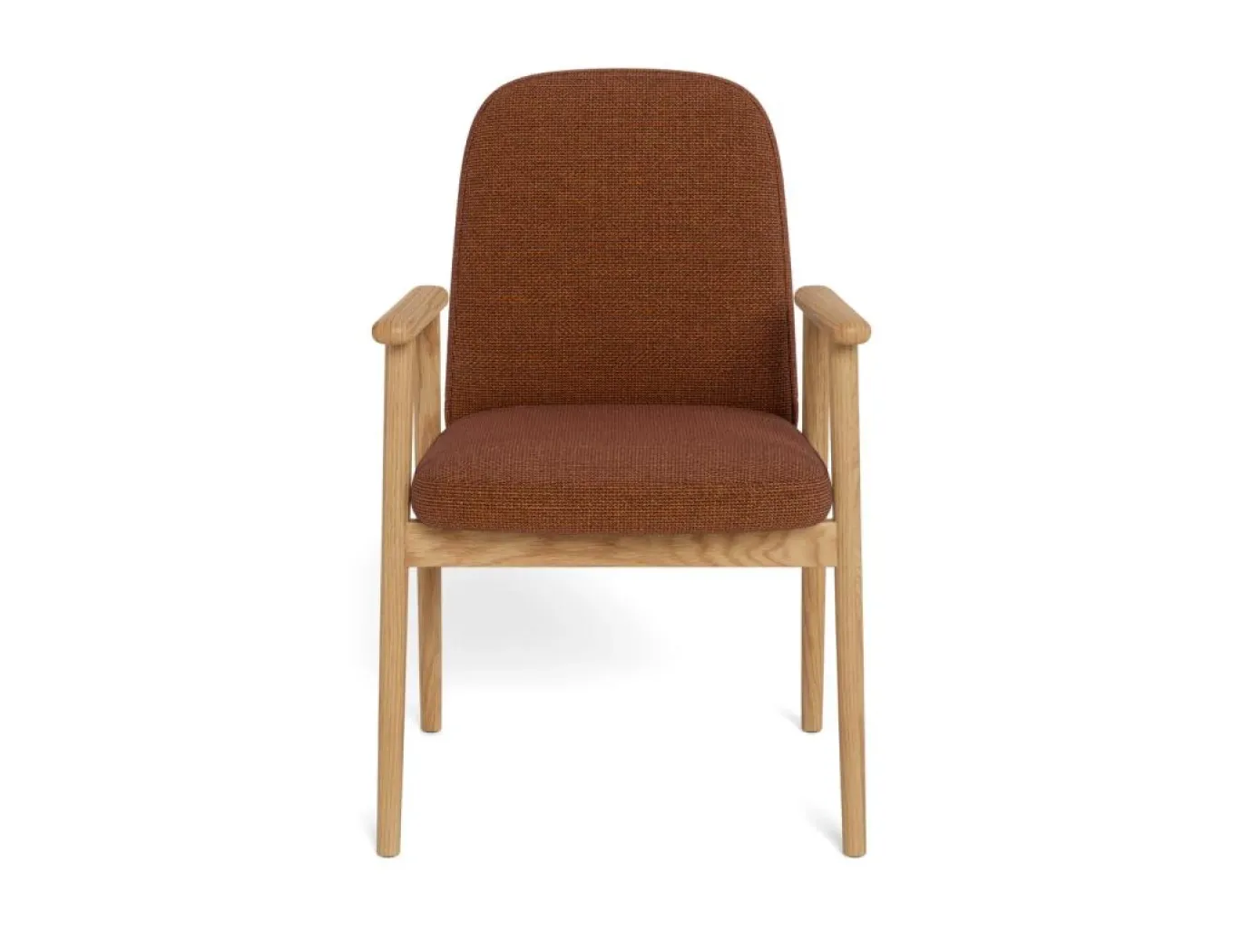 Eetkamerstoel Ellen Met Armleuning Basel Terracotta Set van 2 - Giga Living