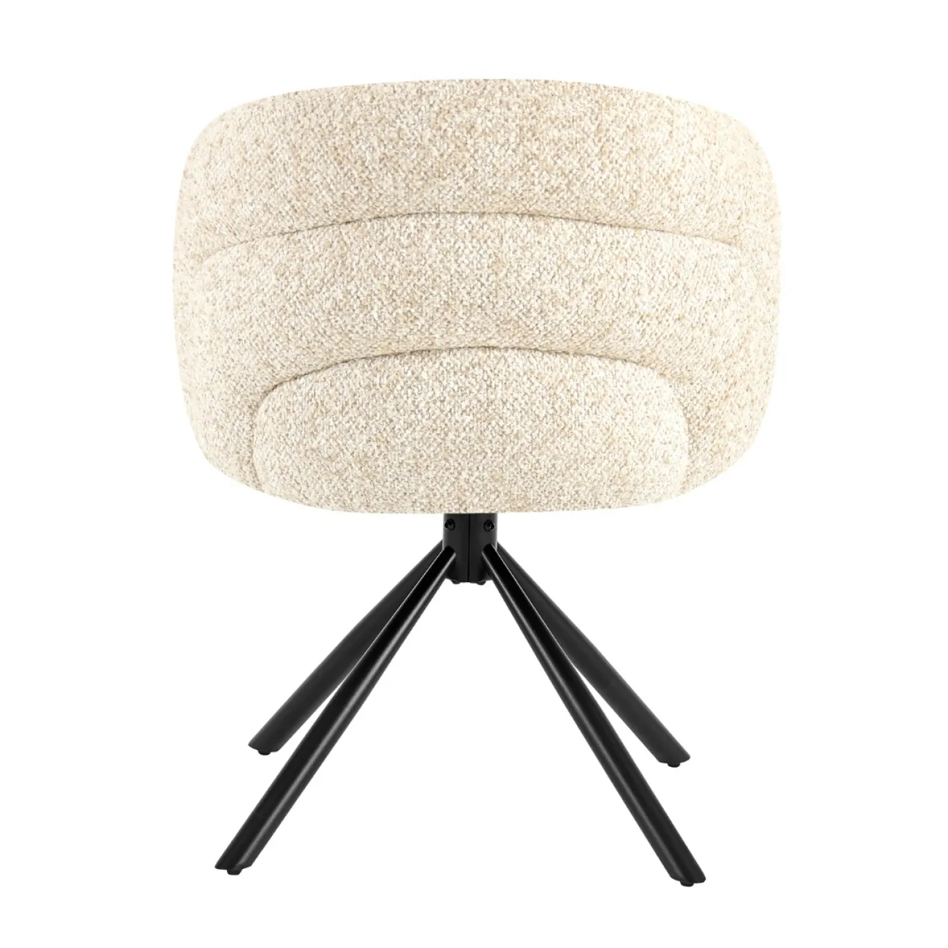 Eetkamerstoel Emilia Beige Draaibaar - Giga Meubel