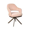 Eetkamerstoel Firenze Be Cotton Rosewood Venus Draaibaar Anodic