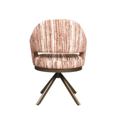 Eetkamerstoel Firenze Be Stylish Mocca Mousse Venus Draaibaar Anodic