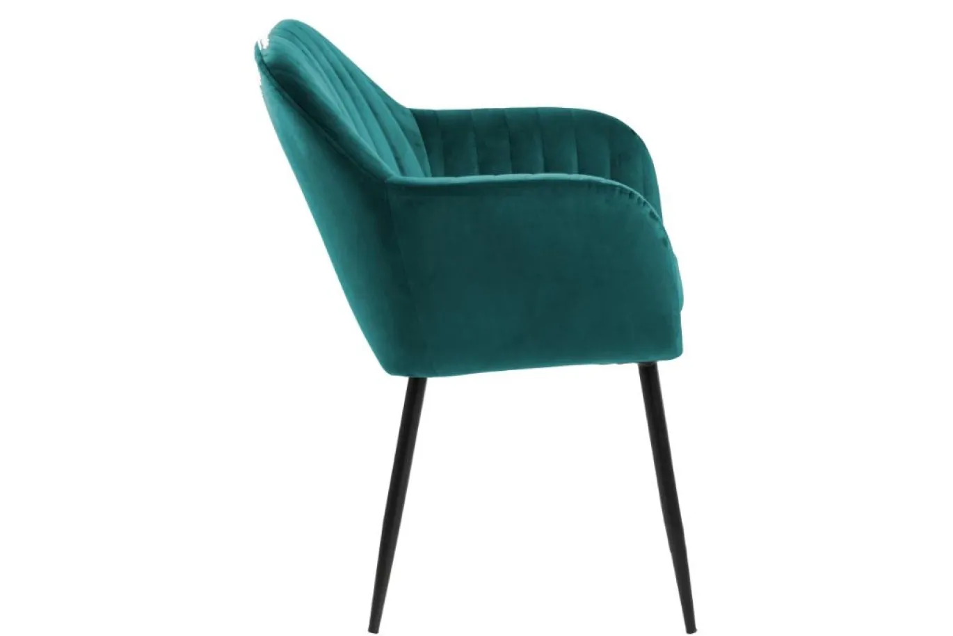 Eetkamerstoel Fiska Met Armleuning Bottle Groen - Giga Living