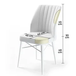 Eetkamerstoel Flex Fume Set van 6