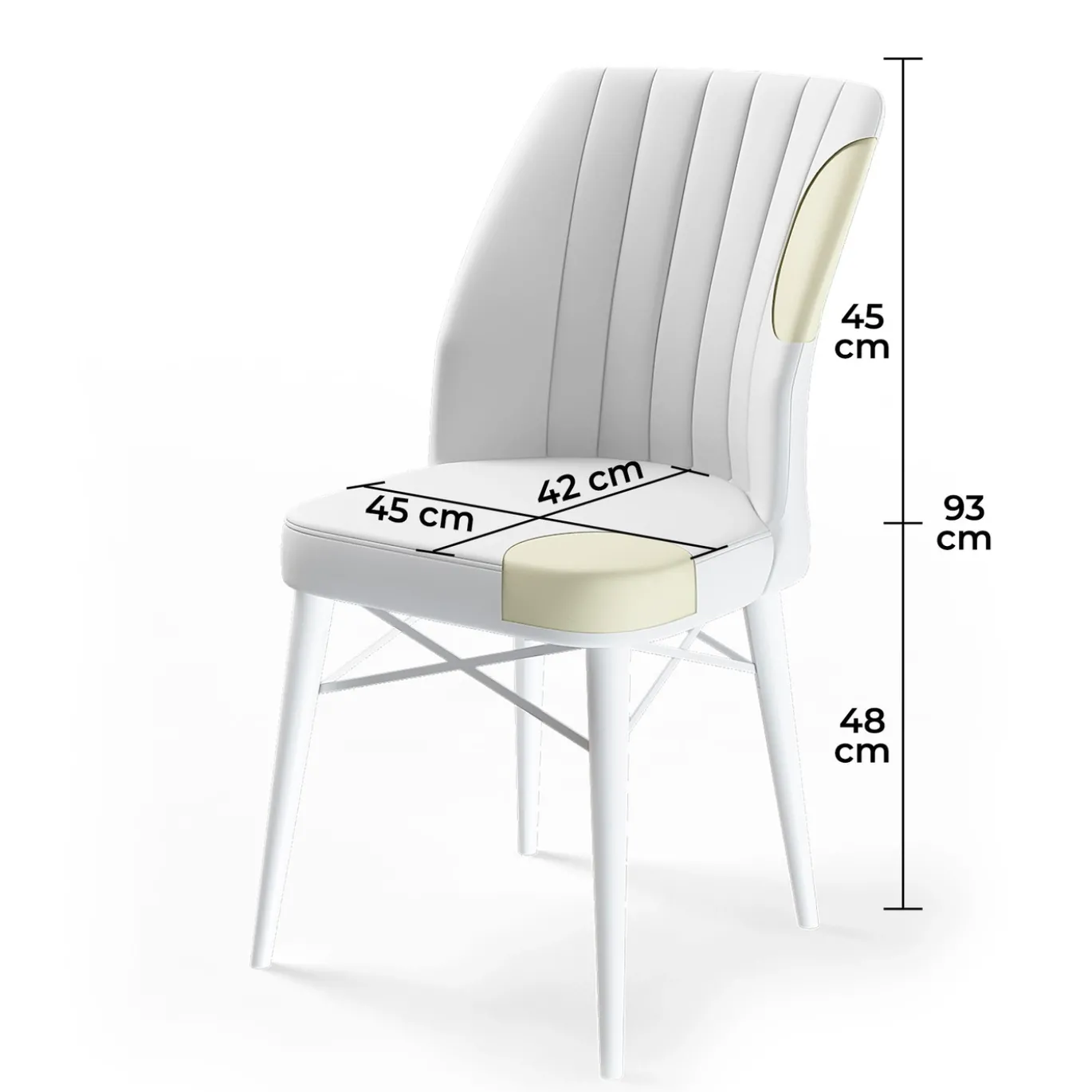 Eetkamerstoel Flex Fume Set van 6