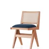 Eetkamerstoel Form Naturel/Donkerblauw