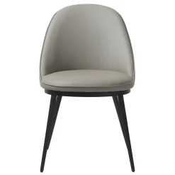 Eetkamerstoel Gain Taupe Faux Leather - Giga Living