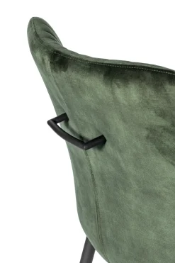 Eetkamerstoel Gernot Vintage Velvet Groen - Giga Meubel
