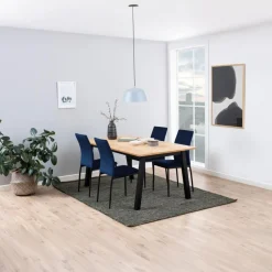 Eetkamerstoel Grondal Donkerblauw Dublin - Giga Living