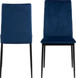 Eetkamerstoel Grondal Donkerblauw Dublin - Giga Living