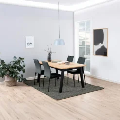 Eetkamerstoel Grondal Donkergrijs Dublin - Giga Living