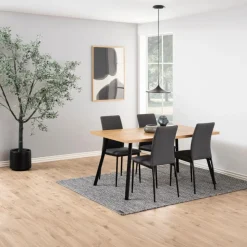 Eetkamerstoel Grondal Grijs Sawana - Giga Living