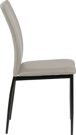 Eetkamerstoel Grondal Taupe Pu - Giga Living