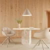 Eetkamerstoel Ivar Cona Beige Draaibaar Set van 2 - Giga Living