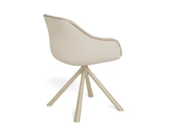 Eetkamerstoel Ivar Cona Beige Draaibaar Set van 2 - Giga Living