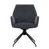 Eetkamerstoel Jill Velvet Charcoal - Giga Meubel