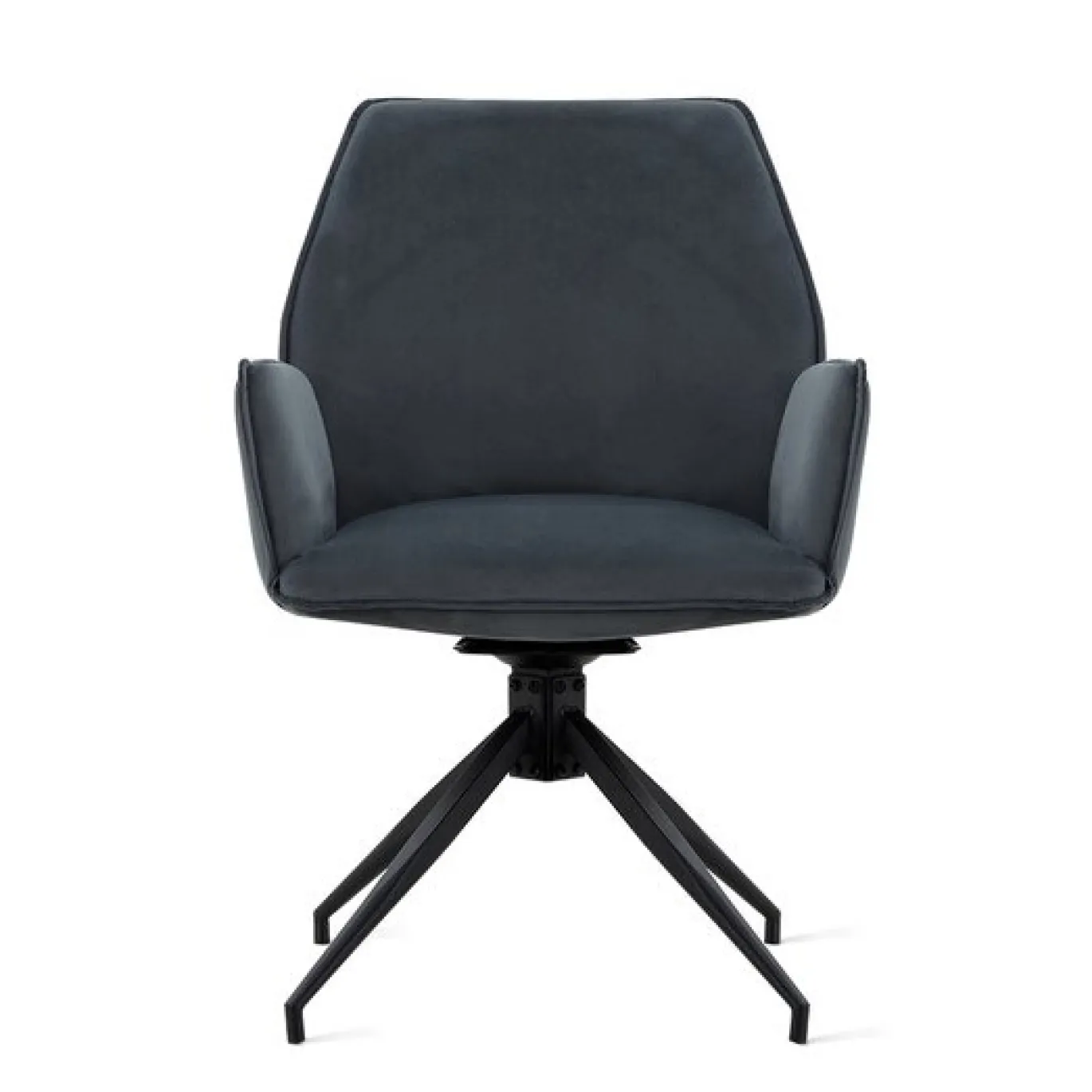 Eetkamerstoel Jill Velvet Charcoal - Giga Meubel