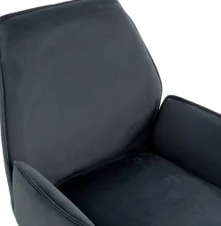 Eetkamerstoel Jill Velvet Charcoal - Giga Meubel