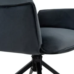 Eetkamerstoel Jill Velvet Charcoal - Giga Meubel