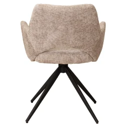 Eetkamerstoel Josh Beige Draaibaar - Giga Meubel