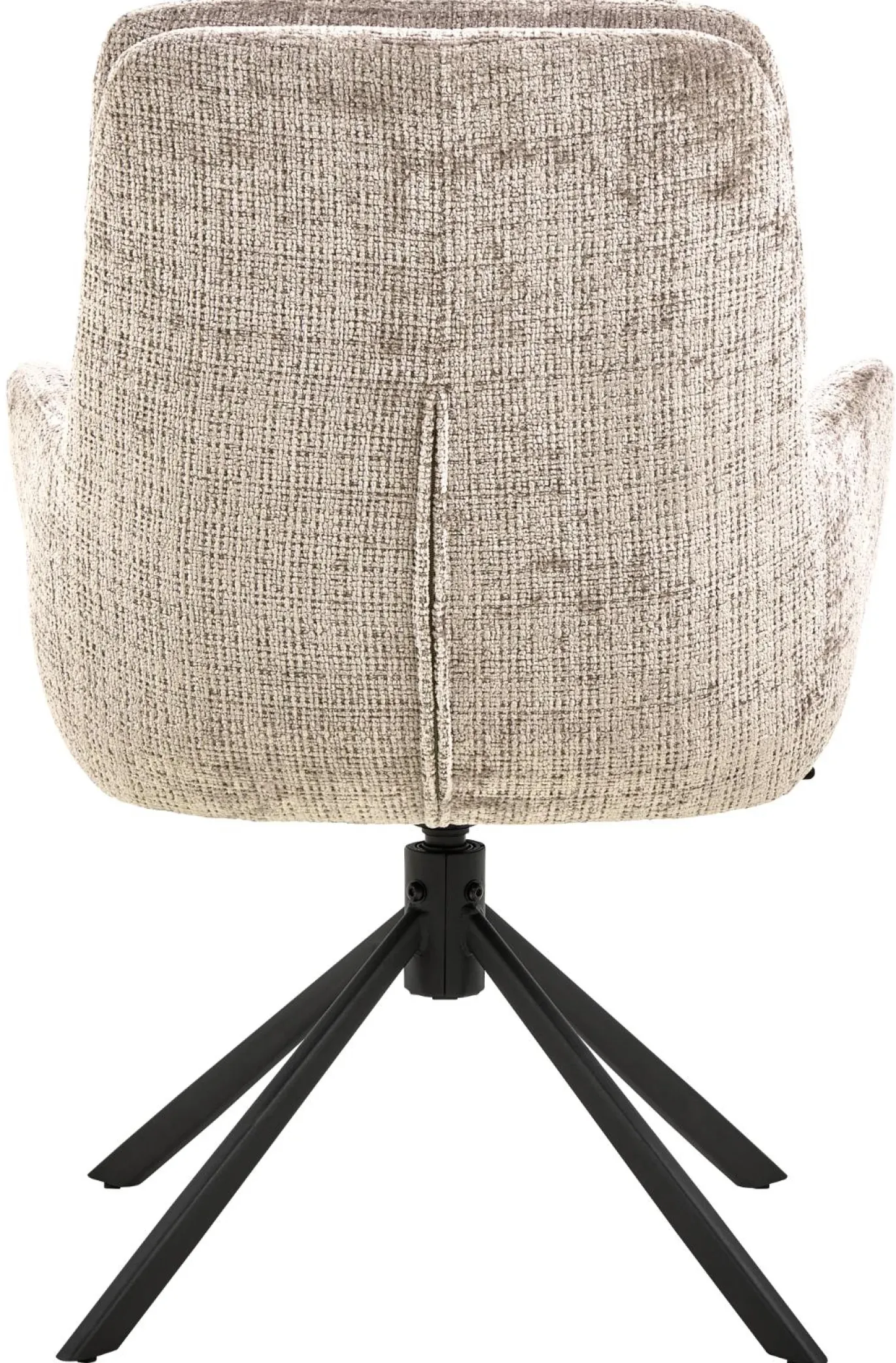 Eetkamerstoel Kieran Met Armleuning Juto Beige Set van 2 - Giga Living