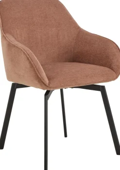 Eetkamerstoel Klaasje Met Armleuning Rosewood Danny - Giga Living