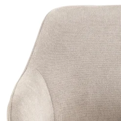 Eetkamerstoel Klaasje met Armleuning Beige - Giga Living