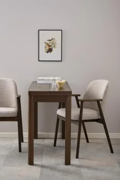 Eetkamerstoel Leonie Met Armleuning Beige Monza - Giga Living