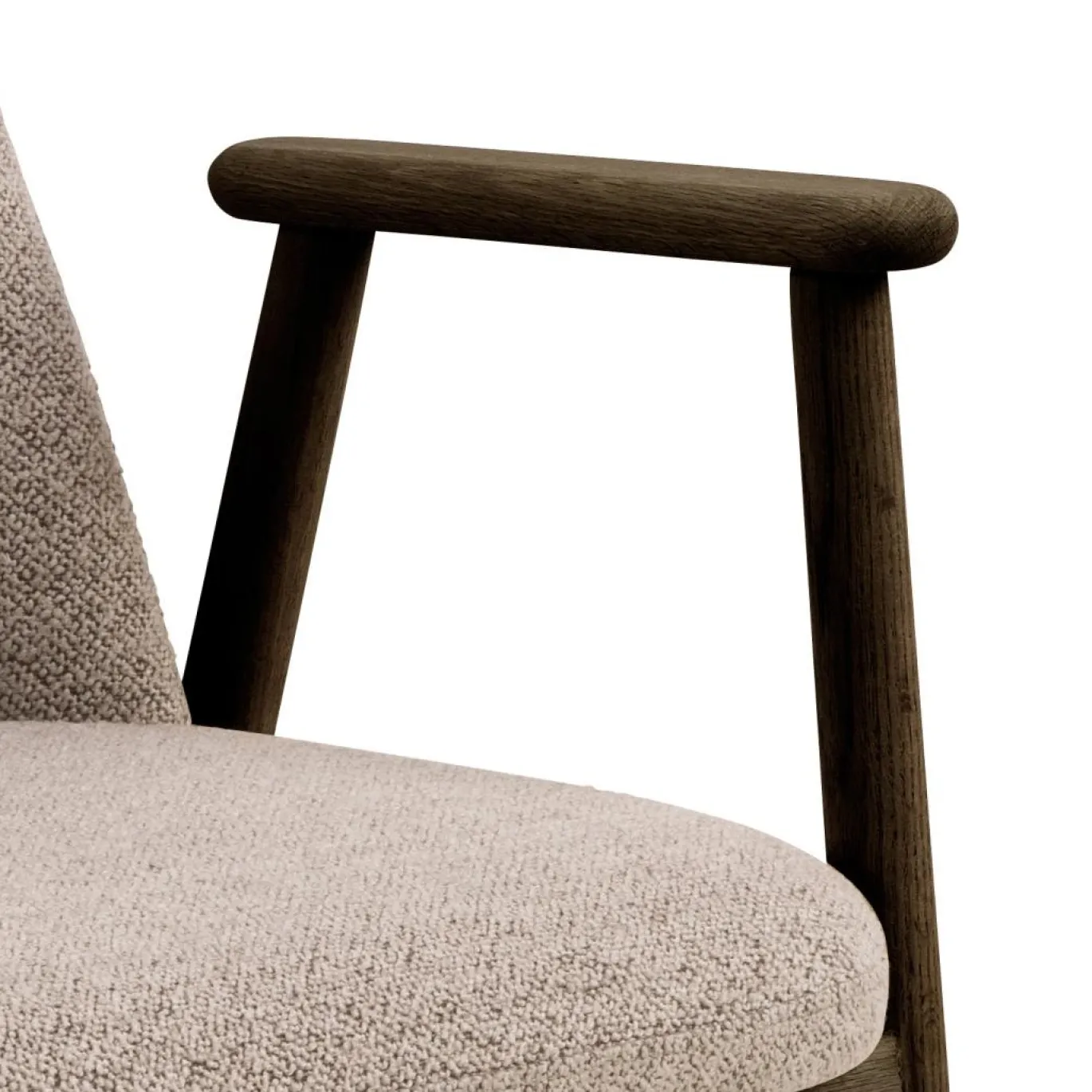 Eetkamerstoel Leonie Met Armleuning Beige Monza - Giga Living