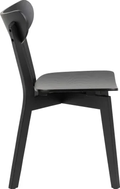 Eetkamerstoel Levi Eiken Fineer Zwart - Giga Living