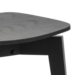 Eetkamerstoel Levi Eiken Fineer Zwart - Giga Living