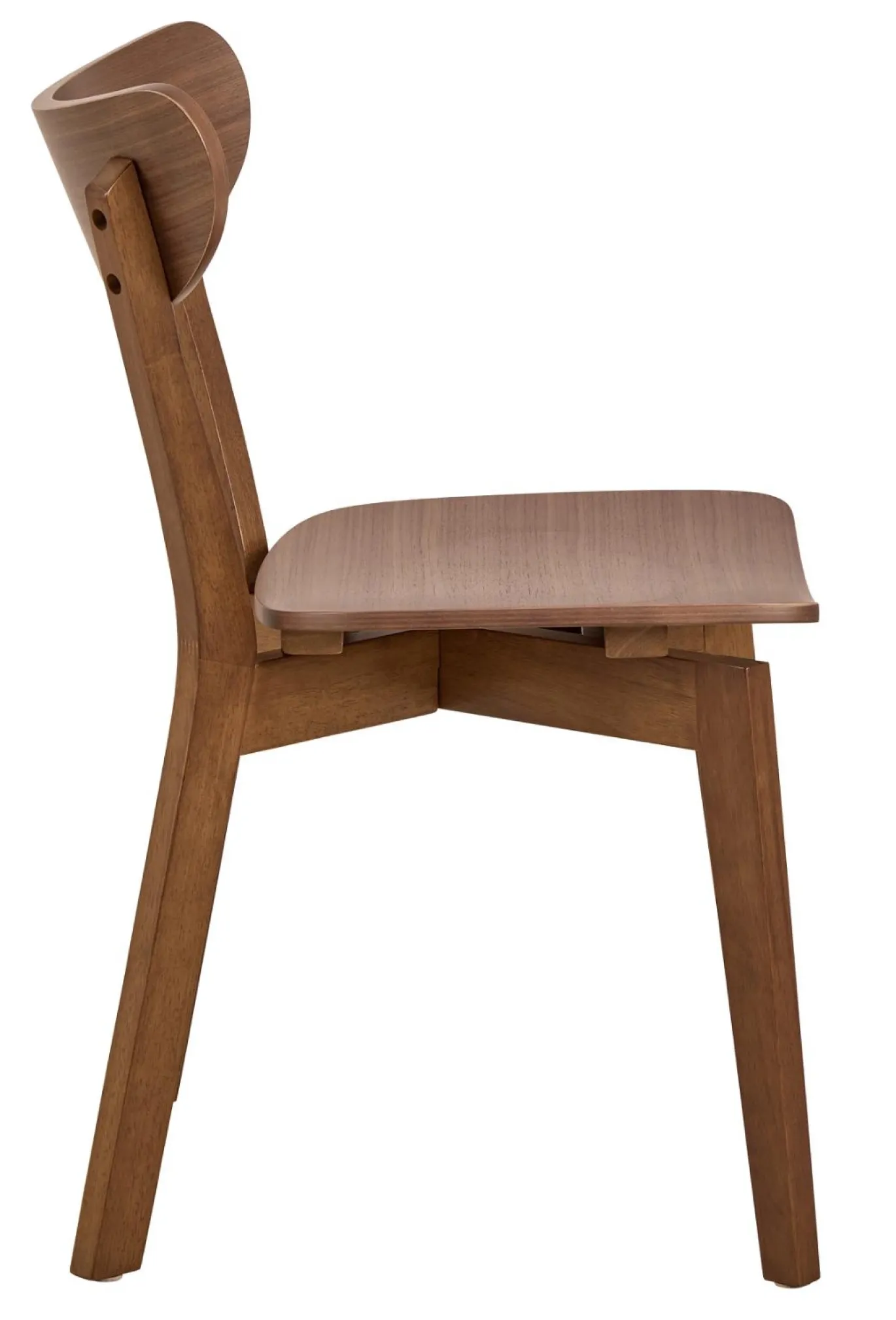 Eetkamerstoel Levi Walnut Fineer Mat - Giga Living