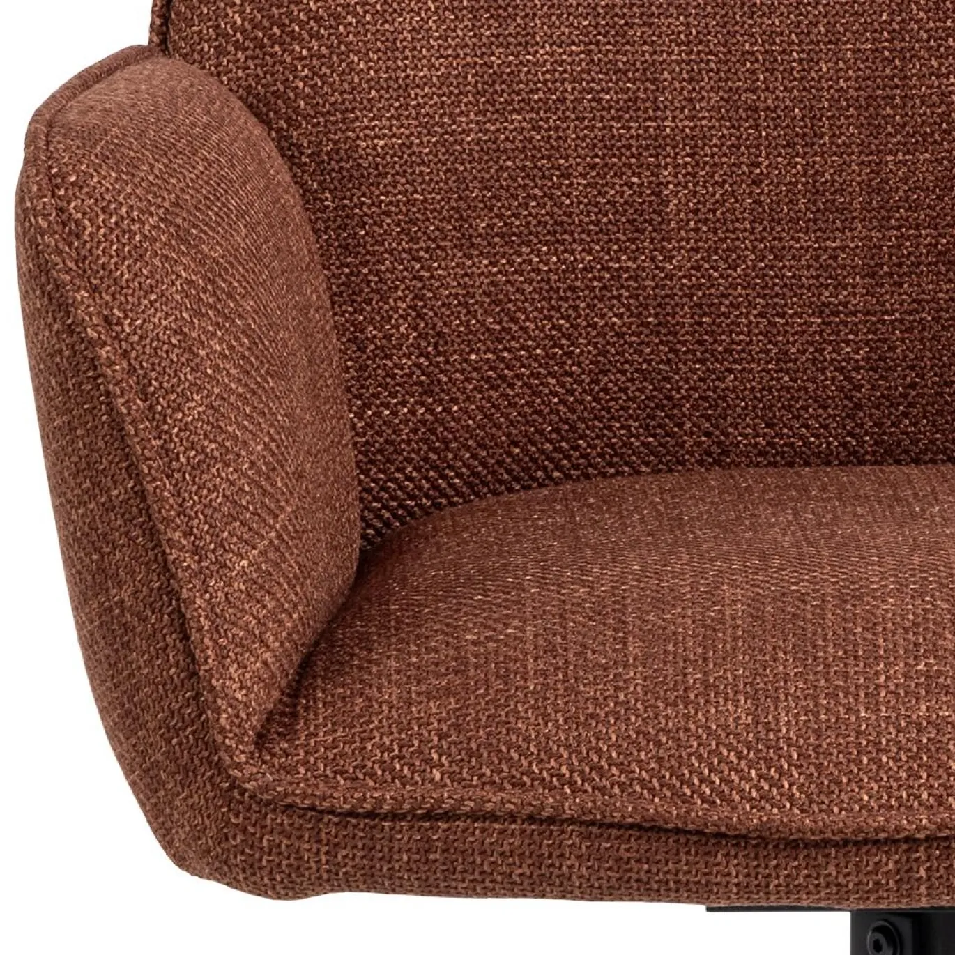 Eetkamerstoel Lugo Met Armleuning Terracotta Basel - Giga Living