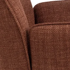 Eetkamerstoel Lugo Met Armleuning Terracotta Basel - Giga Living