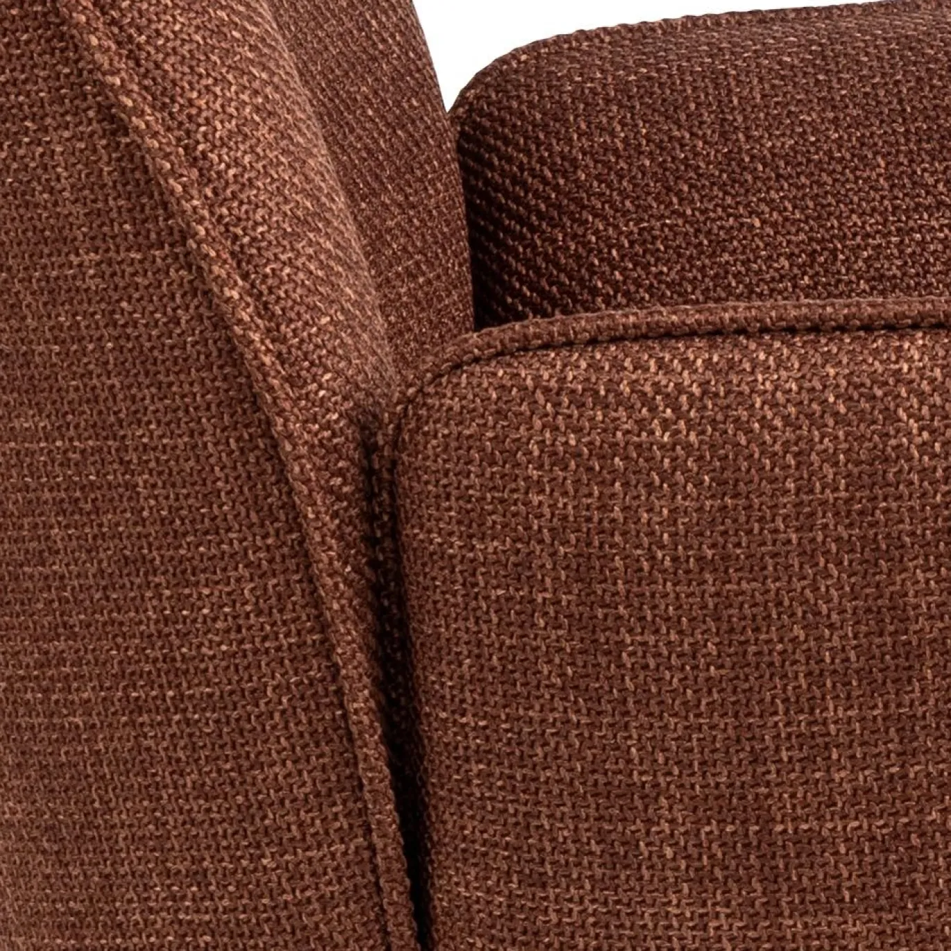 Eetkamerstoel Lugo Met Armleuning Terracotta Basel - Giga Living