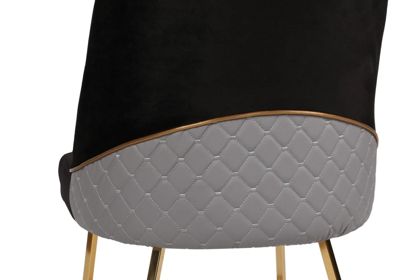 Eetkamerstoel Madrid Velvet Zwart Set van 2