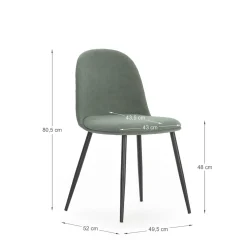 Eetkamerstoel Malila Groen - Giga Meubel