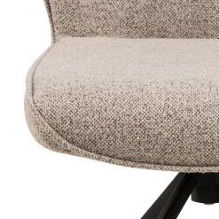 Eetkamerstoel Marouan Monza Beige Draaibaar - Giga Living