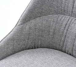 Eetkamerstoel Meridian Mid Grijs Tweed - Giga Living