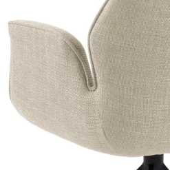 Eetkamerstoel met Armleuning Marouan Beige - Giga Living