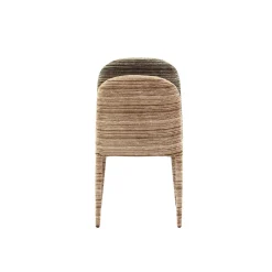Eetkamerstoel Mia Taupe Chenille - Giga Meubel