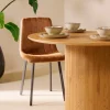 Eetkamerstoel Minsk Microleder Cognac - Giga Meubel