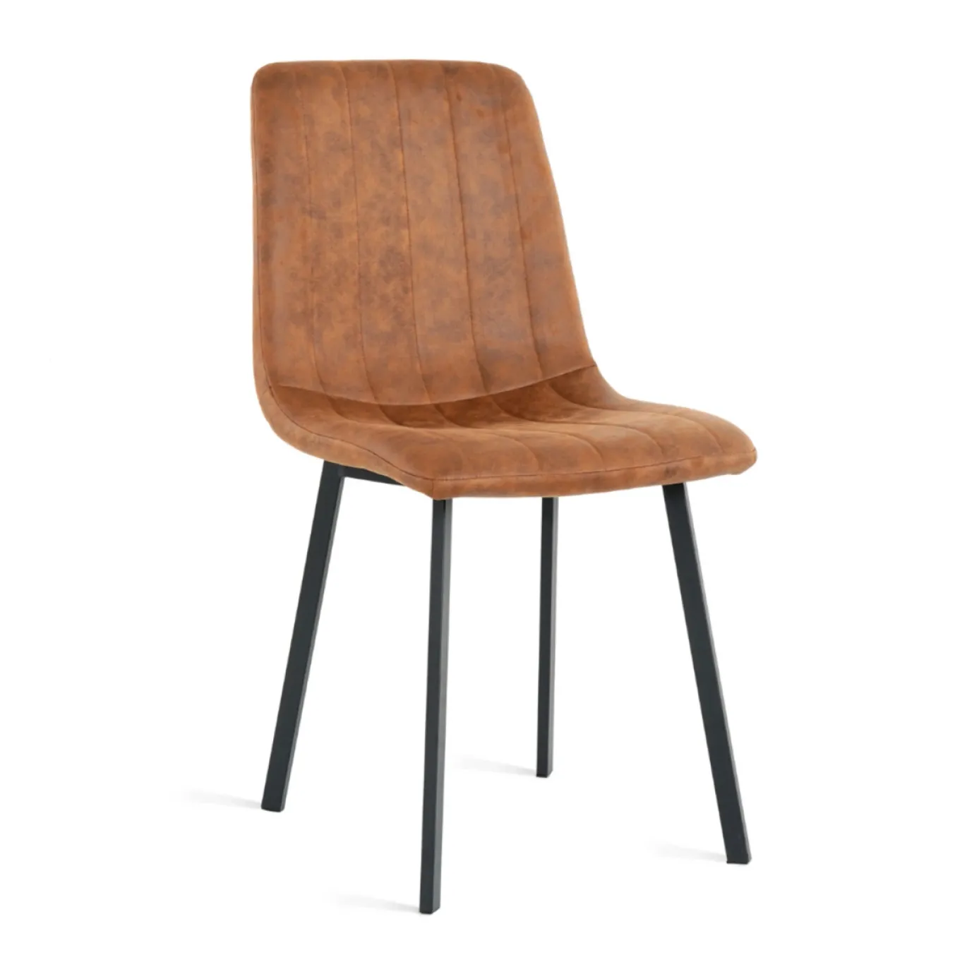 Eetkamerstoel Minsk Microleder Cognac - Giga Meubel