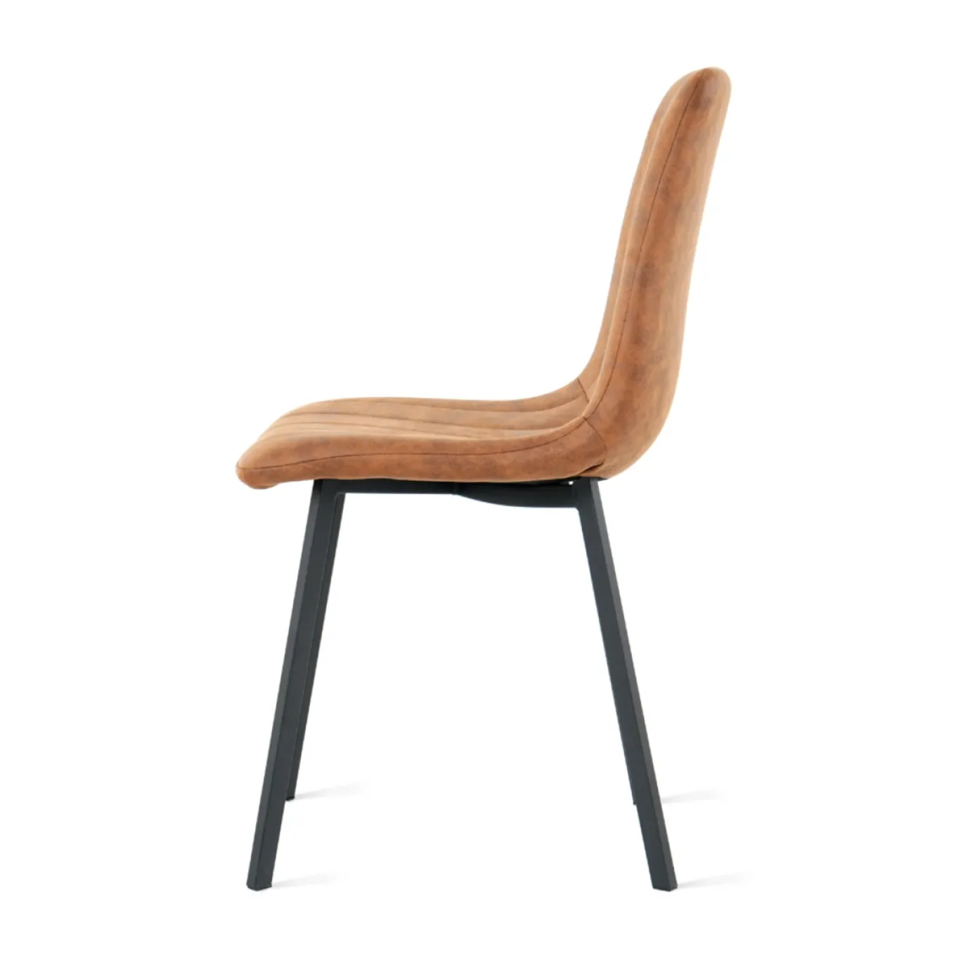 Eetkamerstoel Minsk Microleder Cognac - Giga Meubel