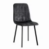 Eetkamerstoel Minsk Velvet Antraciet - Giga Meubel