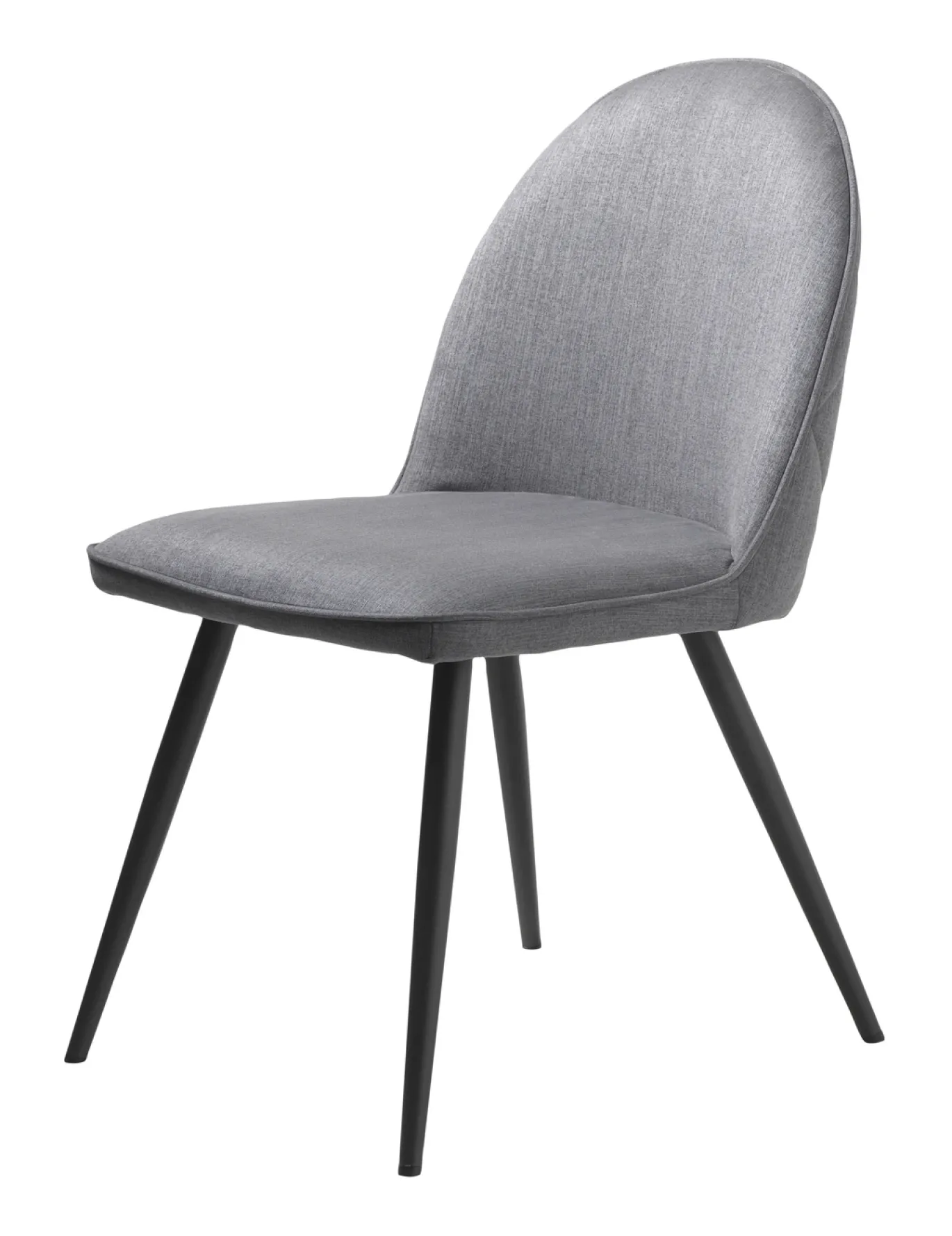Eetkamerstoel Minto Grijs Fabric - Giga Living