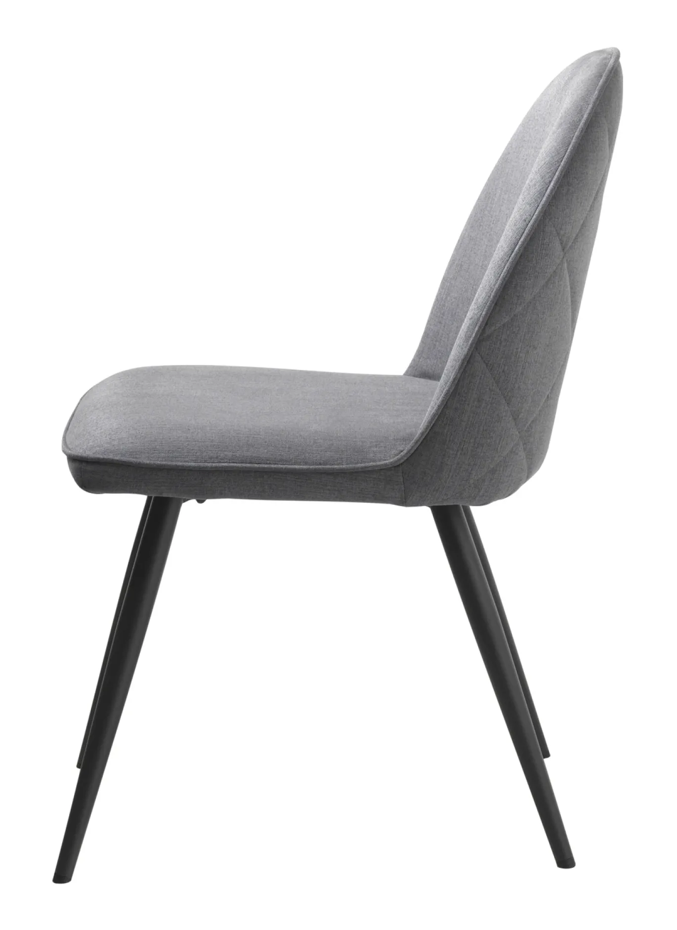 Eetkamerstoel Minto Grijs Fabric - Giga Living