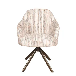 Eetkamerstoel New York Be Stylish Multigrey Venus Draaibaar Anodic
